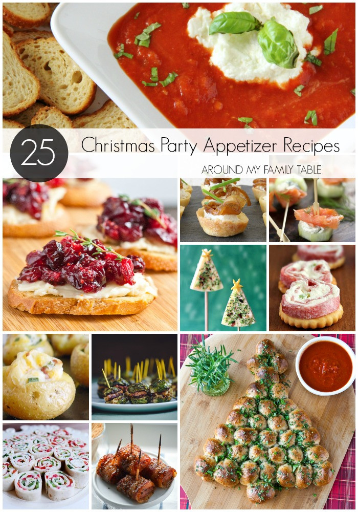 Recipes For Christmas Appetizers
 Christmas Party Appetizer Recipes Around My Family Table
