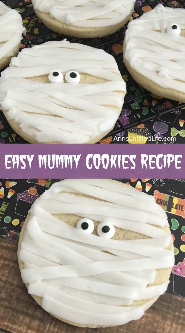 Recipes For Halloween Cookies
 Mummy Cookies Recipe