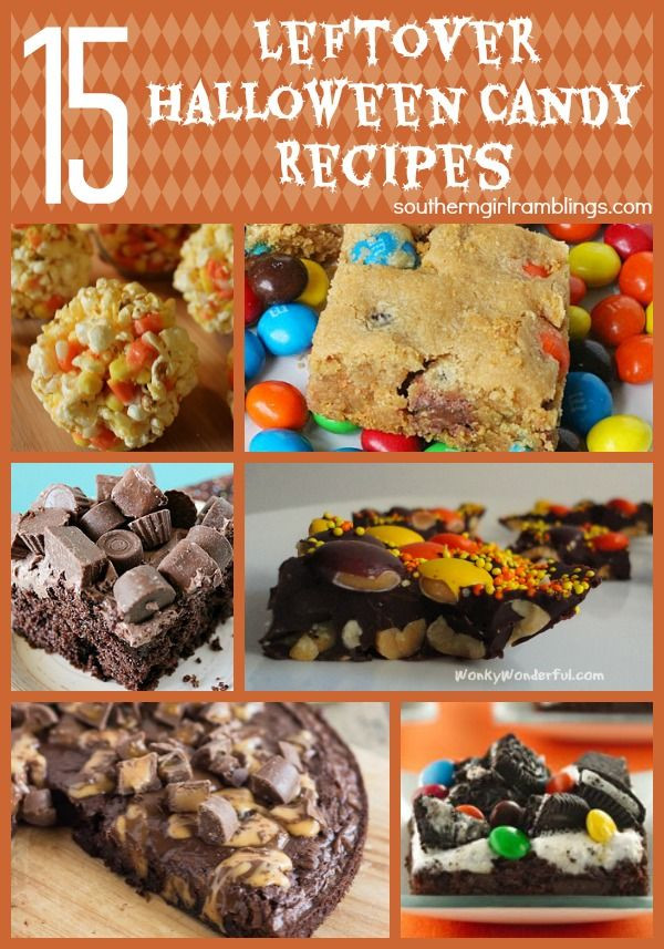 Recipes For Leftover Halloween Candy
 15 Leftover Halloween Candy Recipes – Plus My Favorite for