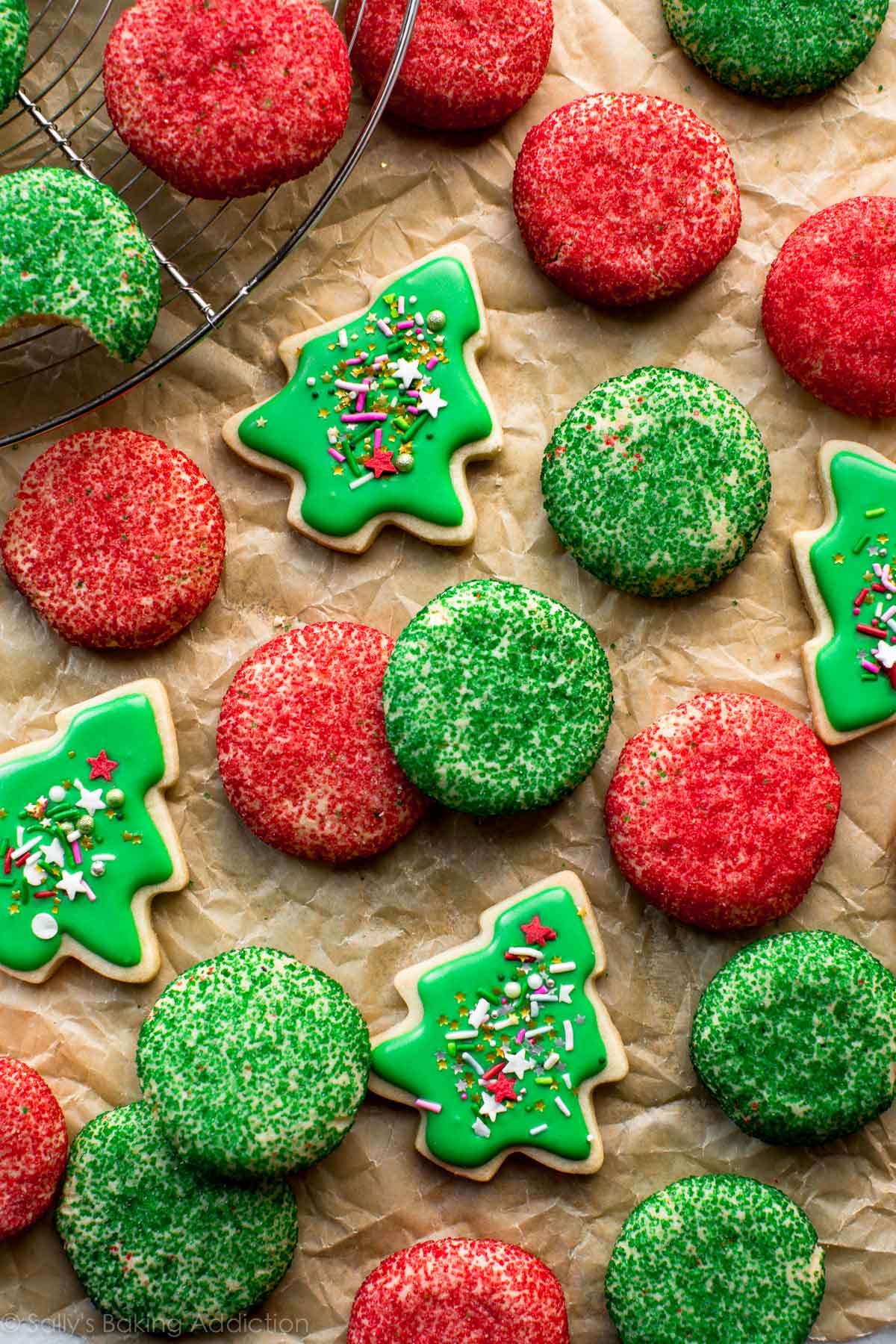 Red And Green Christmas Cookies
 Christmas Cookie Sparkles Sallys Baking Addiction