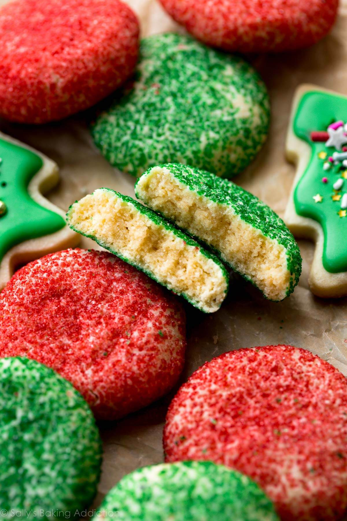 Red And Green Christmas Cookies
 Christmas Cookie Sparkles Sallys Baking Addiction