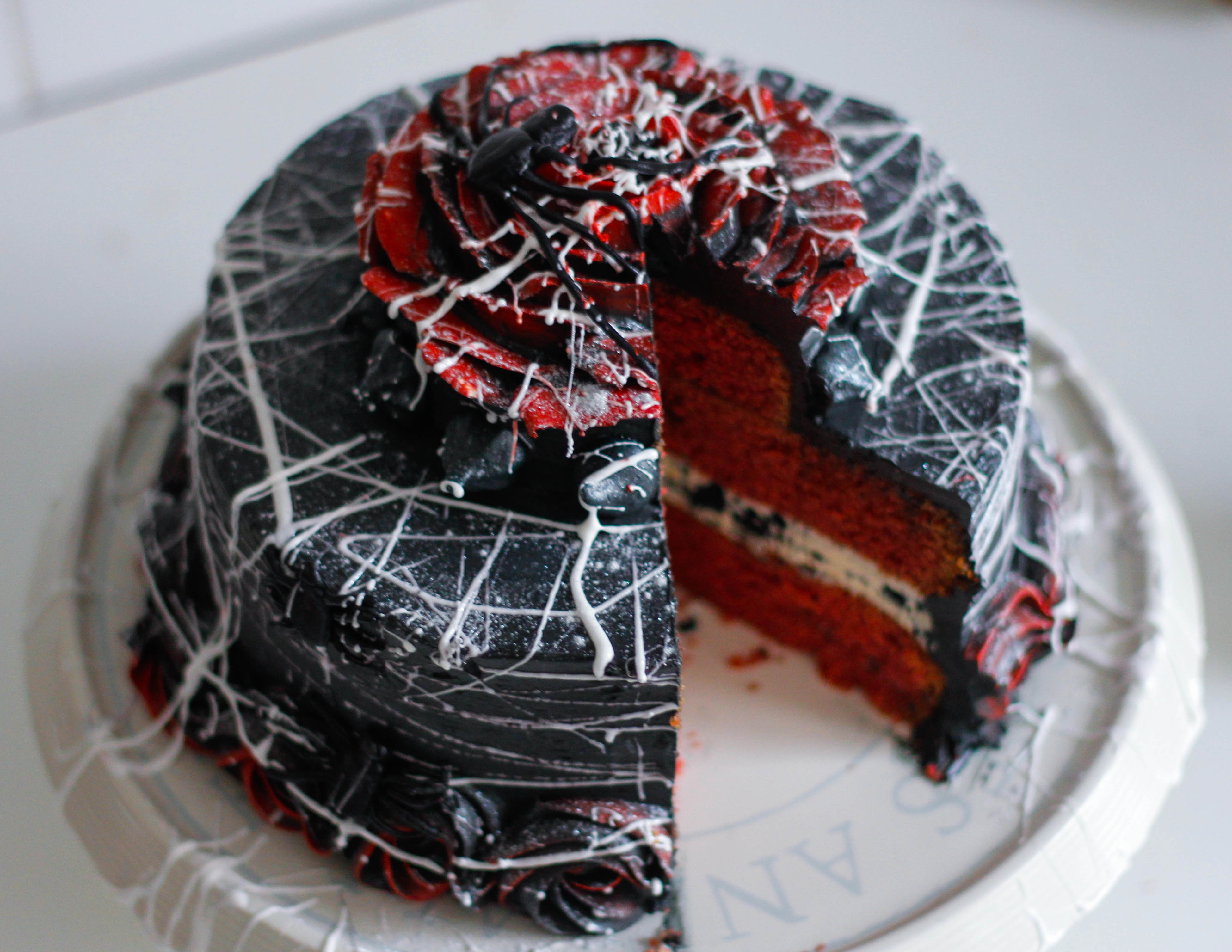 Red Velvet Halloween Cake
 Halloween Red Velvet Cake – Briana s Kitchen
