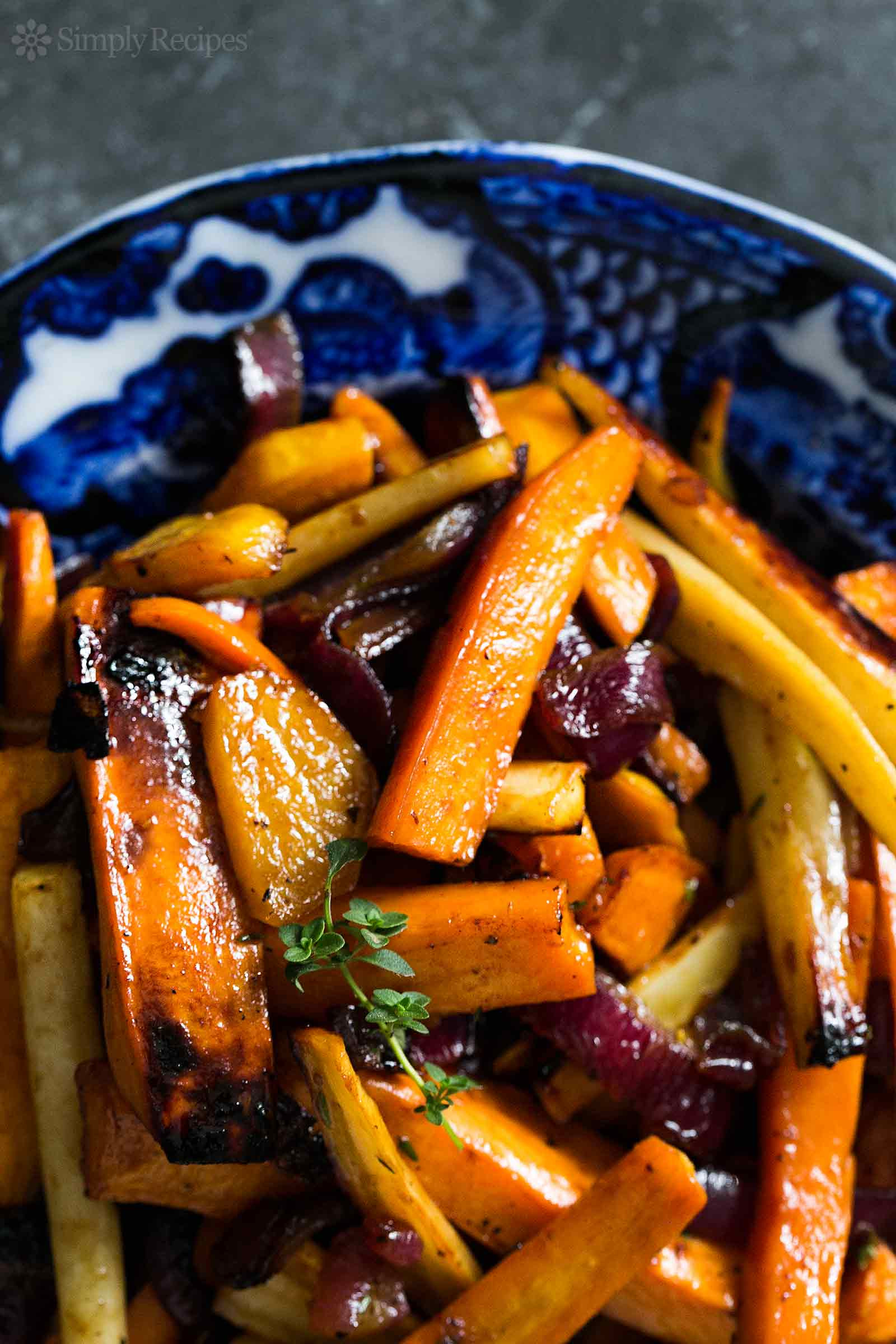 Roasted Fall Root Vegetables
 Cider Roasted Root Ve ables
