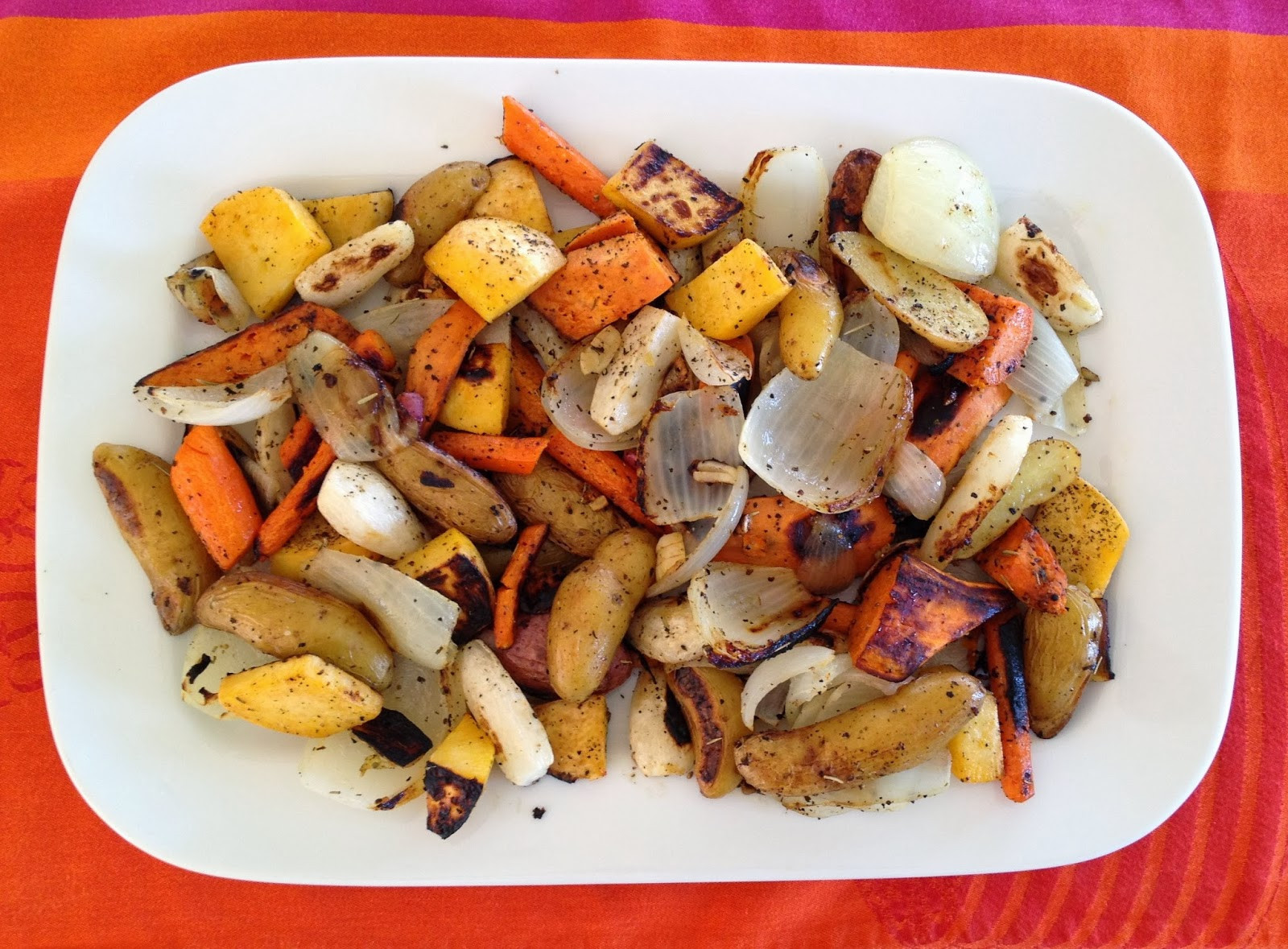 Roasted Fall Root Vegetables
 Super Easy Roasted Fall Root Ve ables