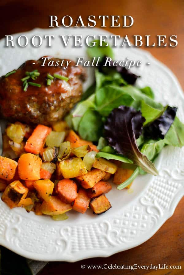 Roasted Fall Root Vegetables
 Roasted Root Ve ables Fall Recipe Celebrating