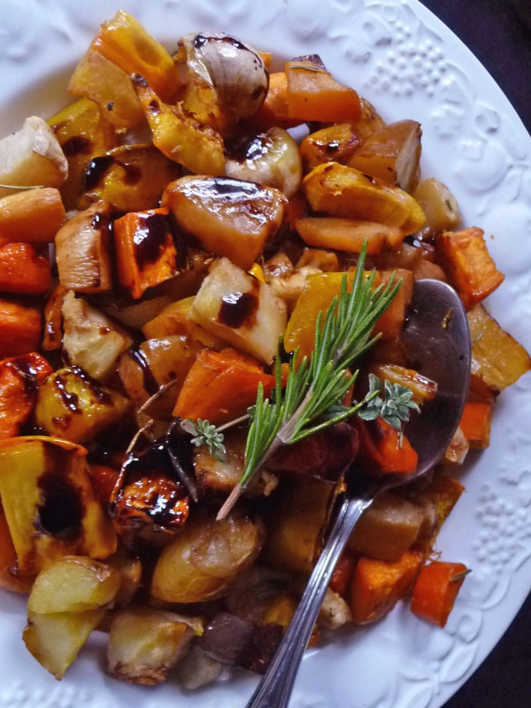 Roasted Fall Root Vegetables
 Balsamic Glazed Roasted Root Ve ables Pots and Pans