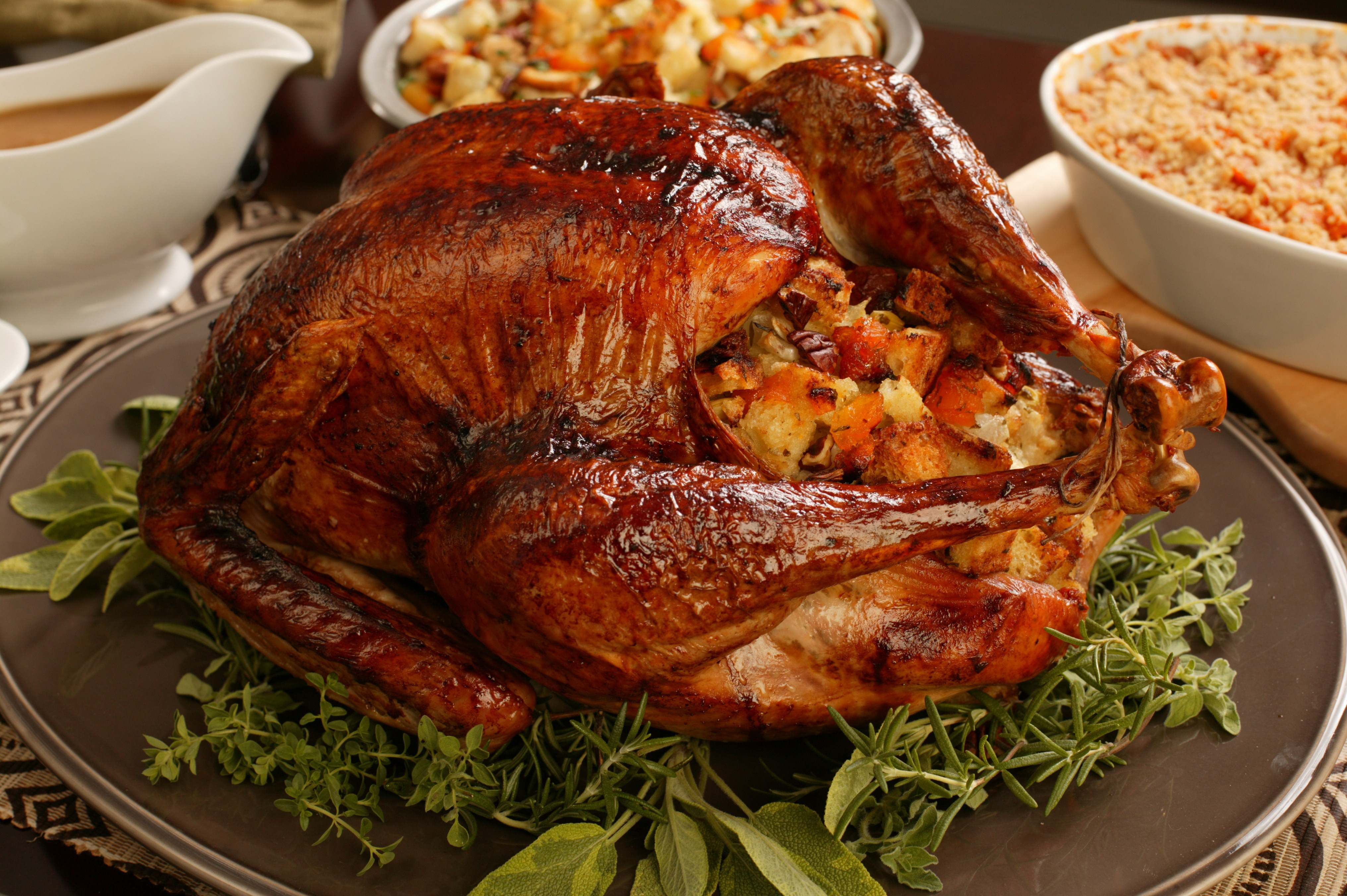 Roasted Turkey Recipes Thanksgiving
 Classic Roast Turkey With Herbed Stuffing and Old
