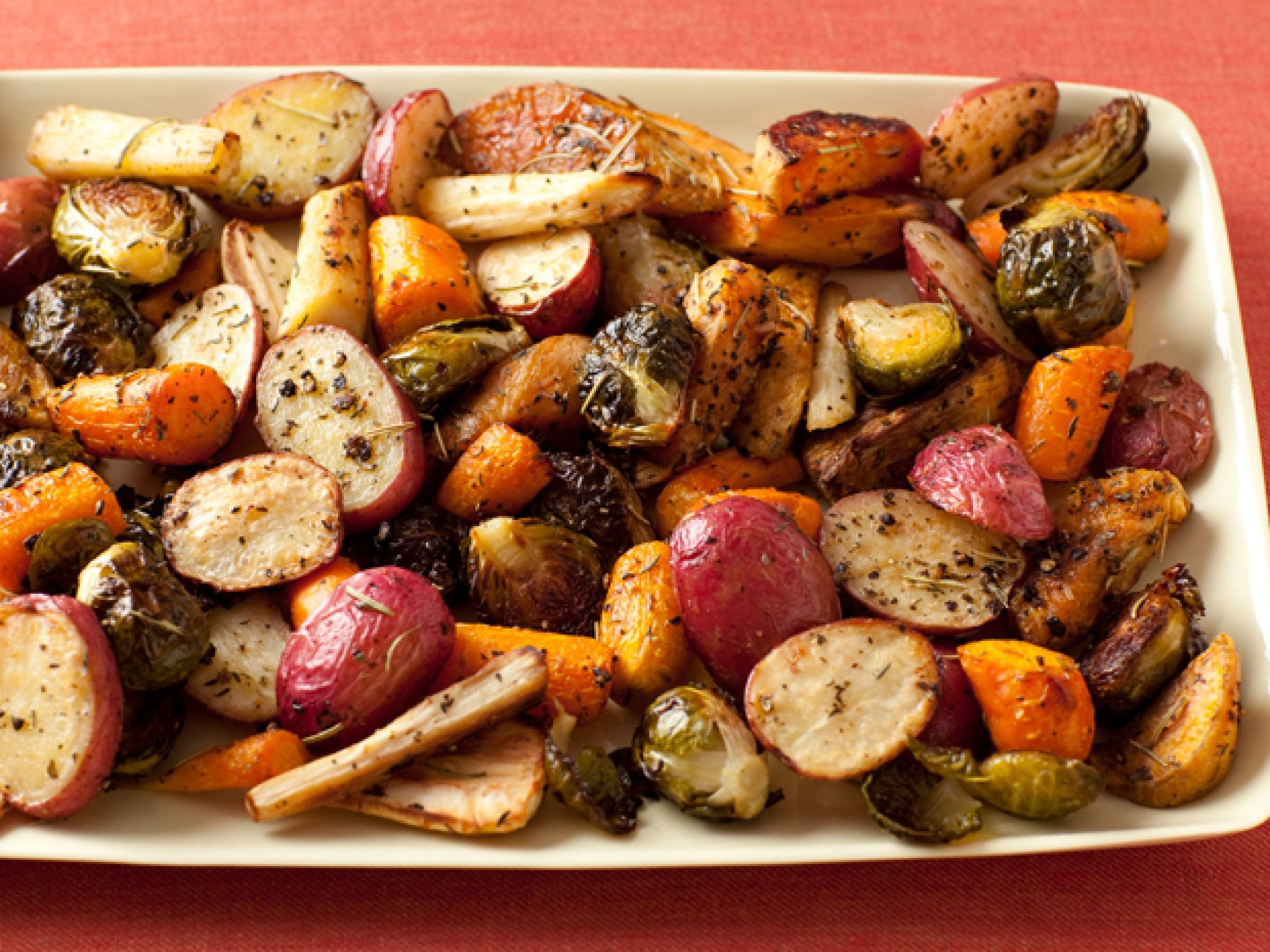 Roasted Vegetables For Thanksgiving
 100 Classic Thanksgiving Side Dish Recipes Food Network