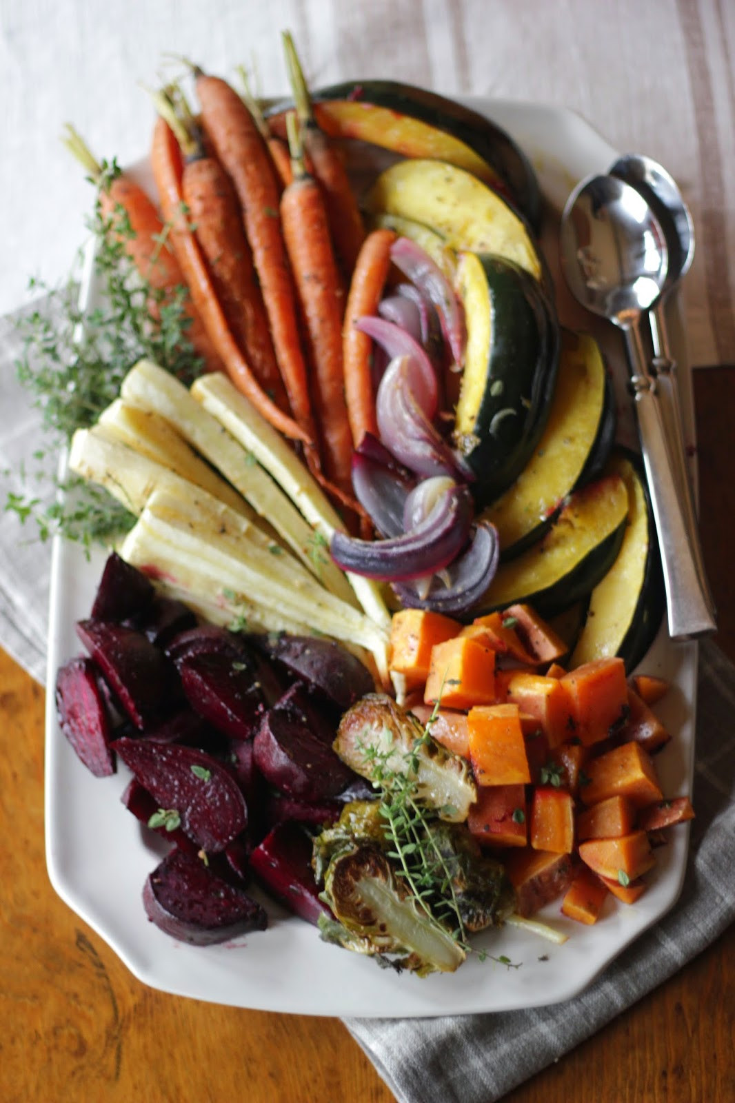 Roasted Vegetables Thanksgiving
 Jenny Steffens Hobick Roasted Root Ve able Platter with