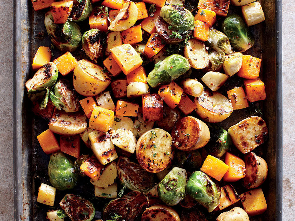 Roasted Vegetables Thanksgiving
 Healthy Holiday Recipes and Menus Cooking Light