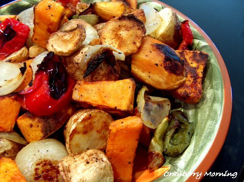 Roasted Vegetables Thanksgiving Recipe
 Cranberry Morning Thanksgiving Roasted Ve ables Recipe