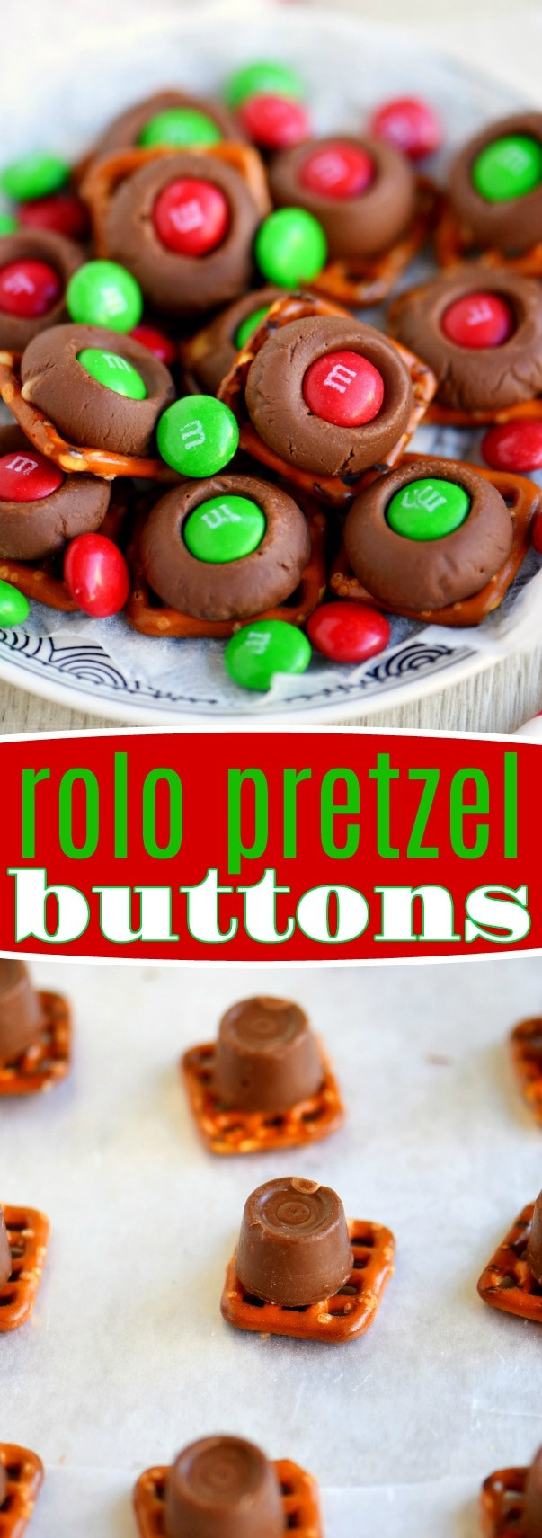 Rolo Christmas Cookies
 Rolo Pretzel Buttons Just 3 Ingre nts Mom Timeout