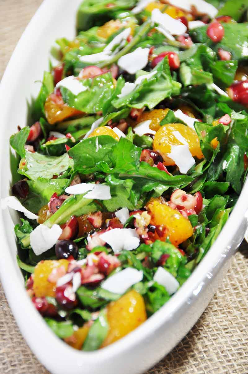 Salads For Christmas
 Christmas Power Salad with Orange Salad Dressing Veganosity