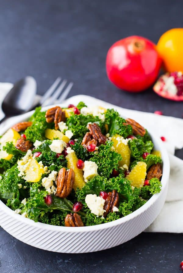 Salads For Christmas
 Christmas Salad Recipe with Pomegranate and Pecans