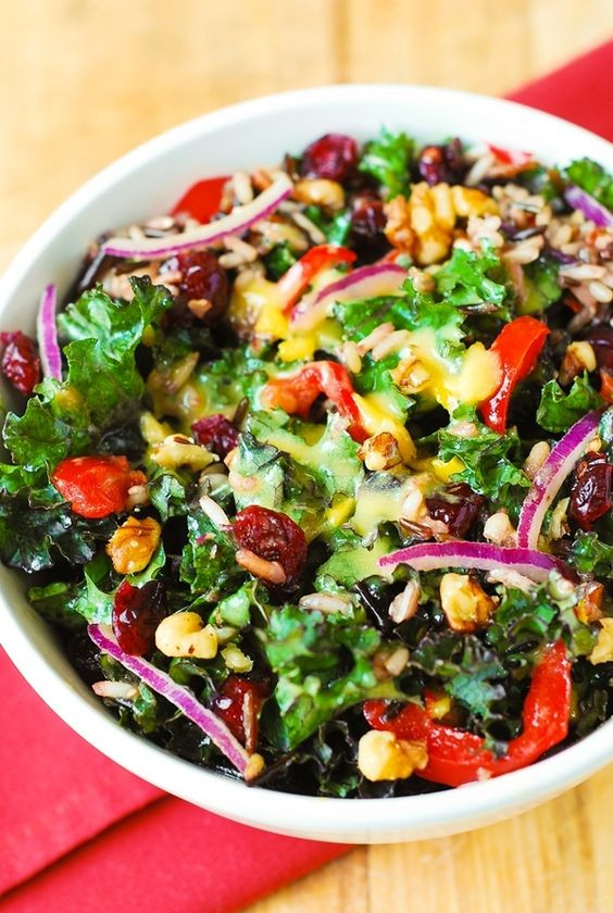 Salads For Thanksgiving
 Kale salads Kale and Thanksgiving salad on Pinterest