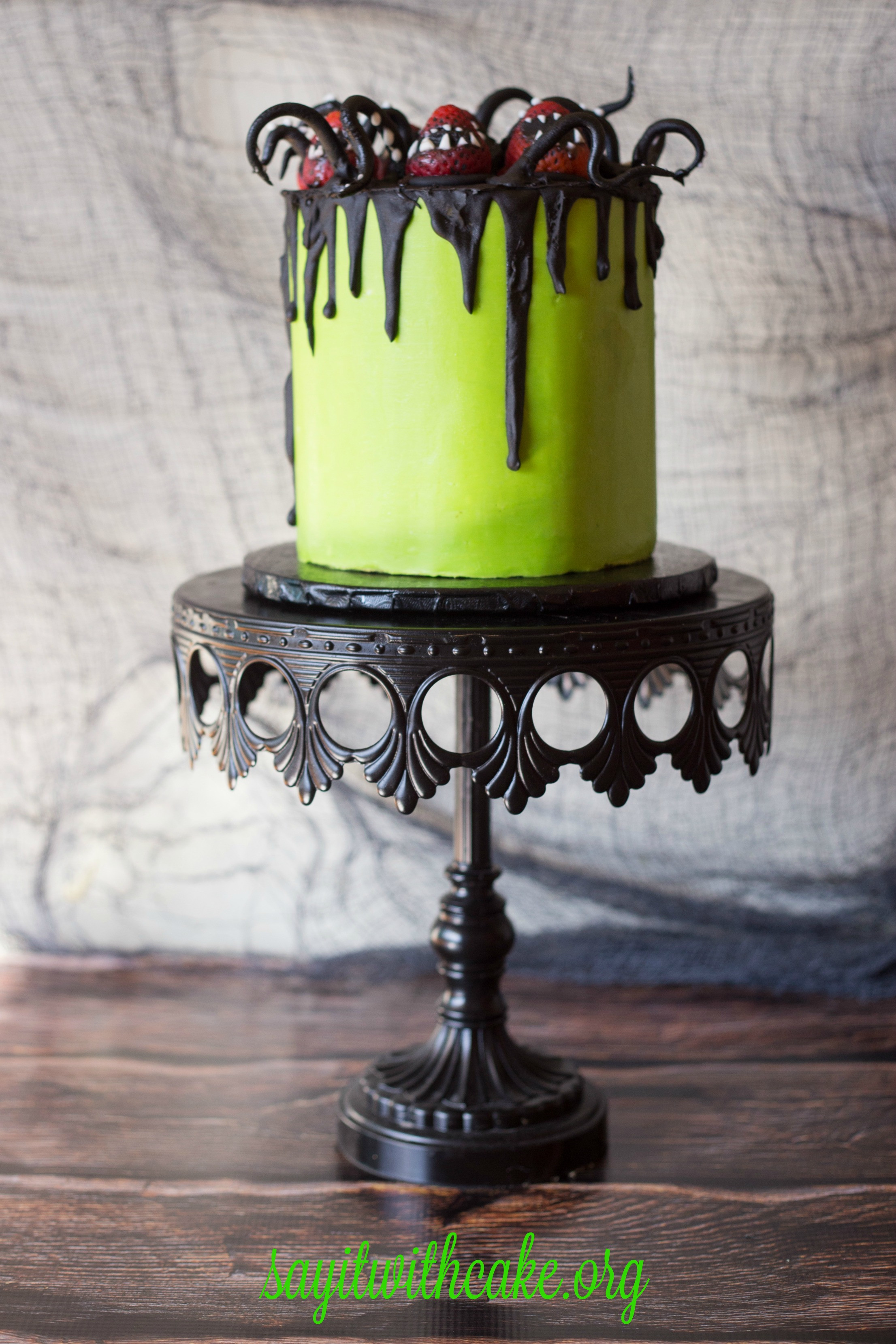 Scary Halloween Cakes
 Creepy Halloween Cake – Say it With Cake
