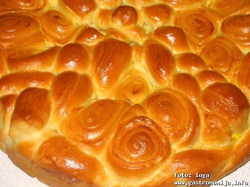 Serbian Christmas Bread
 Cesnica ili Bozicna pogaca Traditional Serbian Christmas