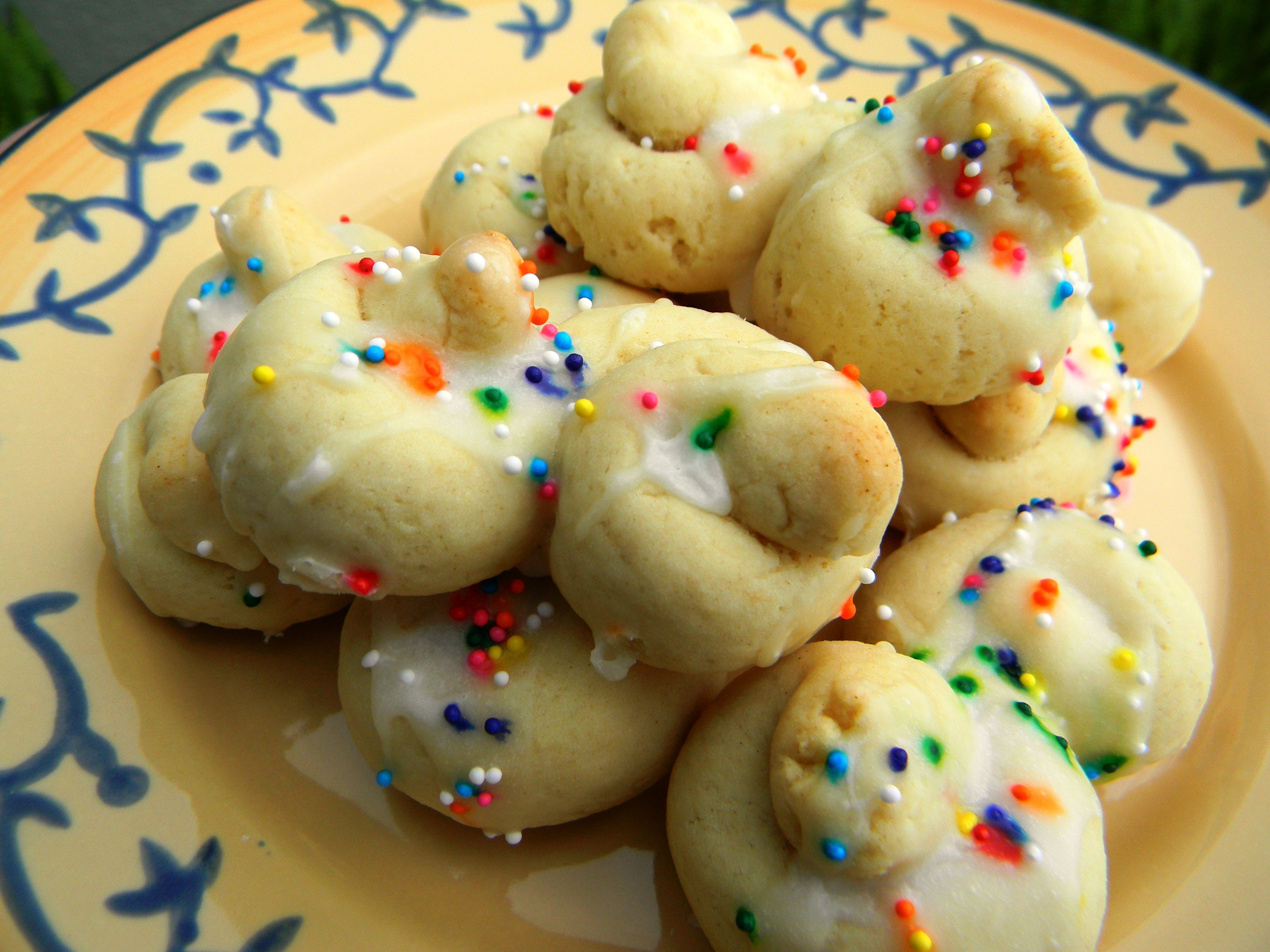 Sicilian Christmas Cookies
 Sicilian sprinkle cookies from a very old recipe My
