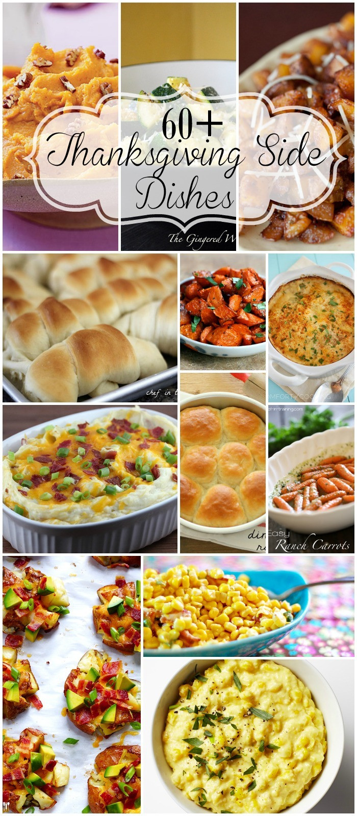 Side Dishes For Thanksgiving Dinner
 Thanksgiving Side Dishes