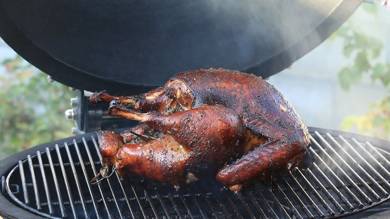 Smoke A Turkey For Thanksgiving
 How to Smoke Turkey Kamado Joe "Big Joe"
