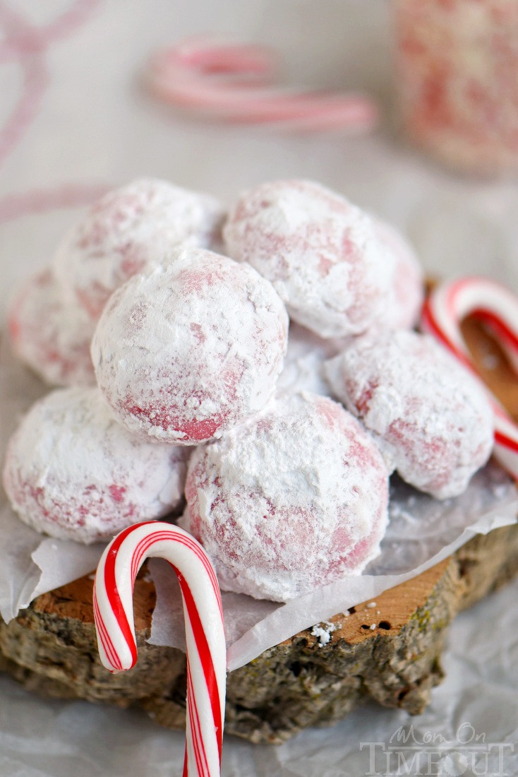 Snowball Christmas Cookies
 Peppermint Snowball Cookies Mom Timeout