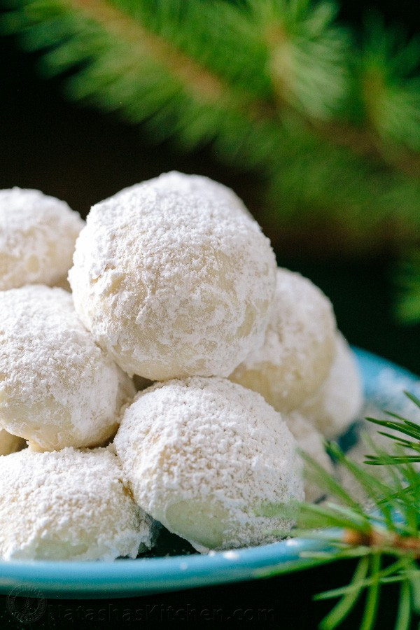 Snowballs Christmas Cookies
 Almond Snowball Cookies Recipe NatashasKitchen
