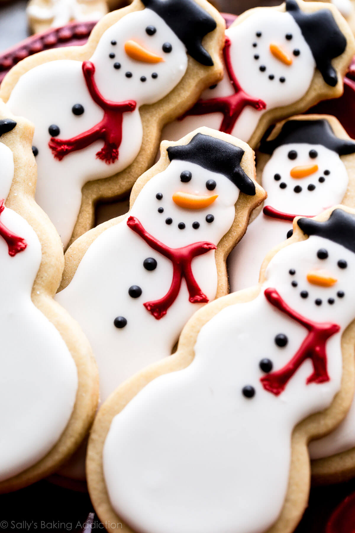 Snowman Christmas Cookies
 Snowman Sugar Cookies