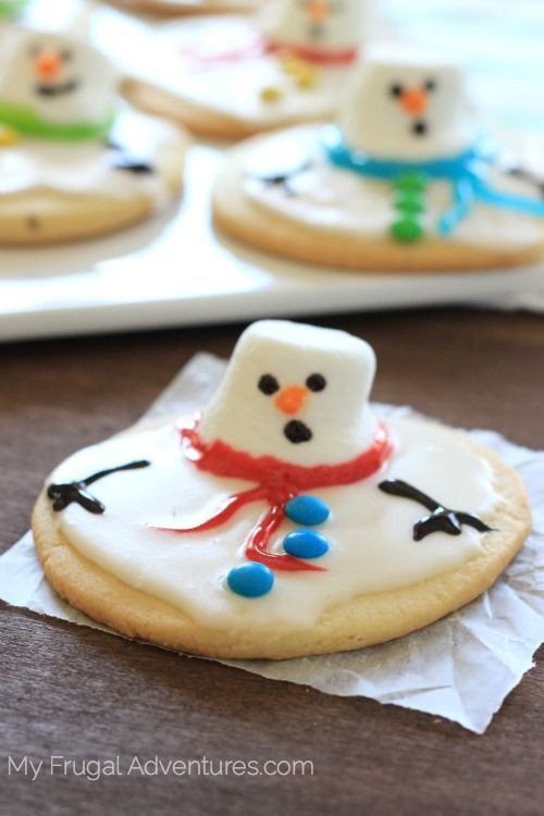 Snowman Christmas Cookies
 Best 25 Marshmallow snowman ideas on Pinterest