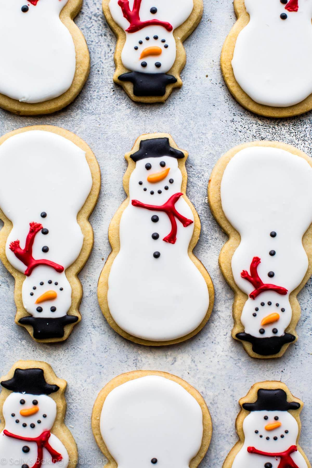Snowman Christmas Cookies
 Snowman Sugar Cookies Sallys Baking Addiction