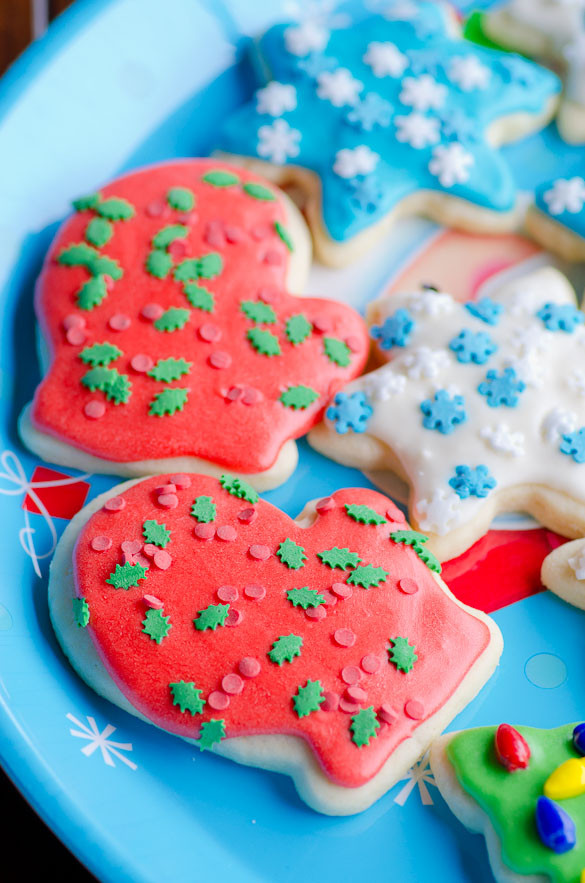 Soft Christmas Sugar Cookies
 Soft Christmas Cut Out Sugar Cookies with Easy Icing