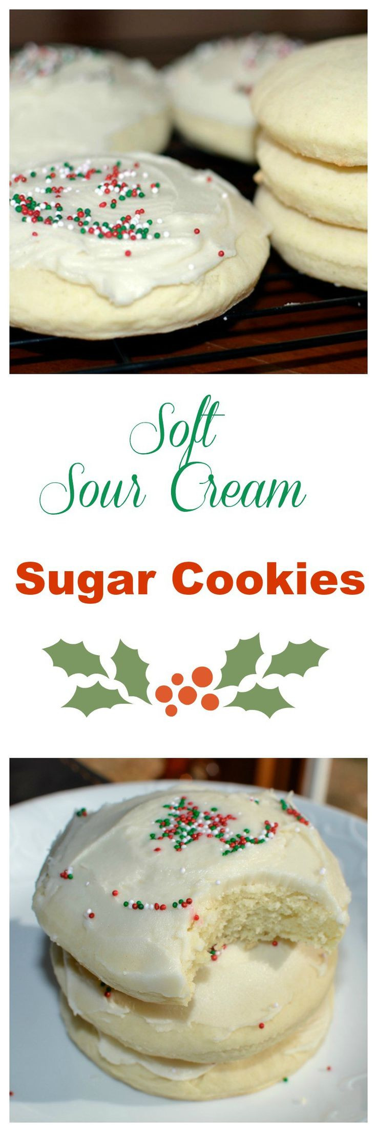 Sour Cream Christmas Cutout Cookies
 Best 25 Sour cream sugar cookies ideas on Pinterest