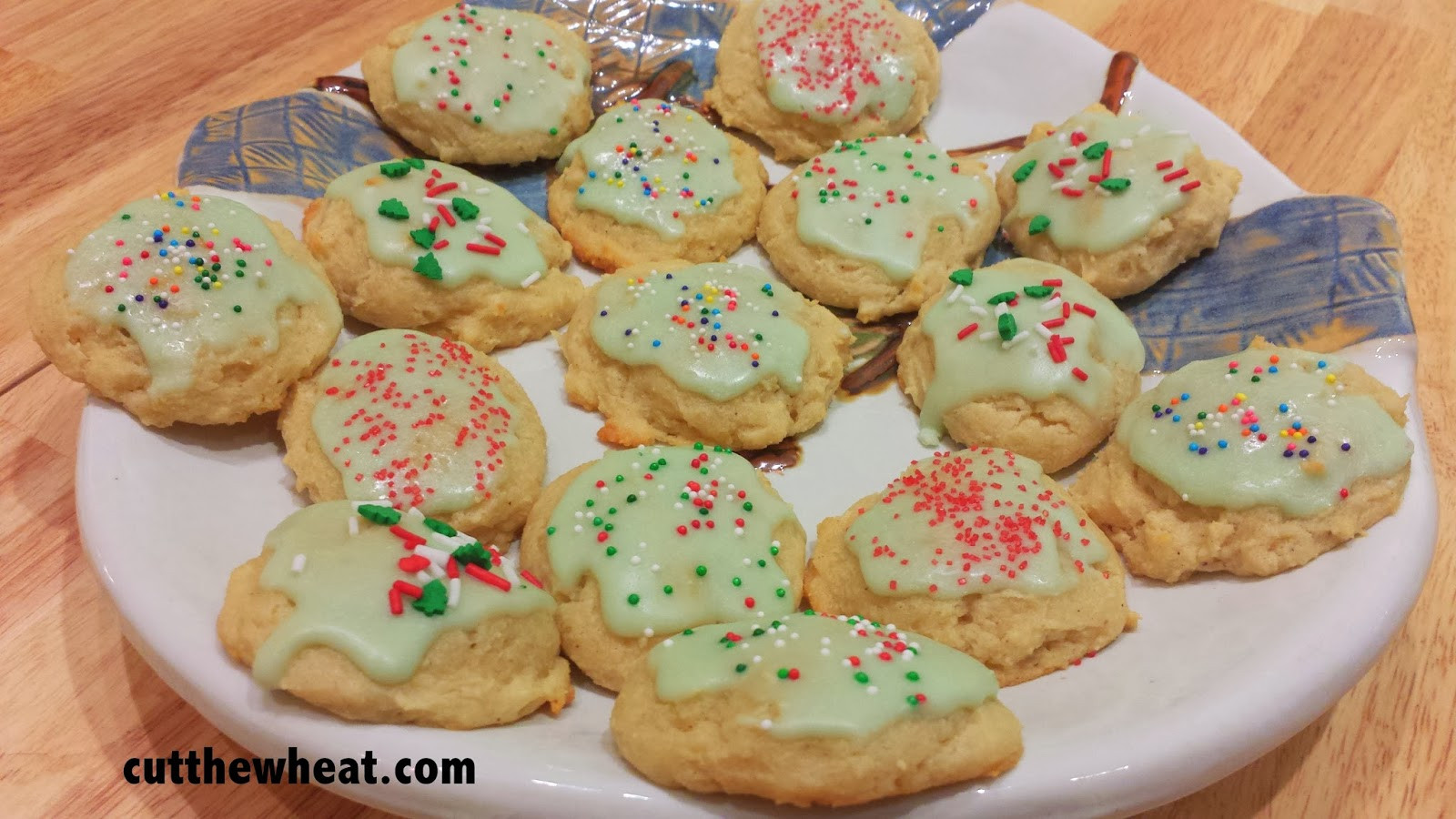 Sour Cream Christmas Cutout Cookies
 Sour Cream Drop Cookies with Icing
