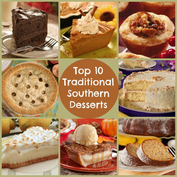 Southern Christmas Desserts
 Top 10 Traditional Southern Desserts