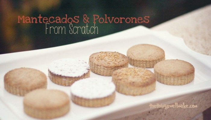 Spanish Christmas Cookies
 Mantecados and Polvorones Typical Spanish Christmas