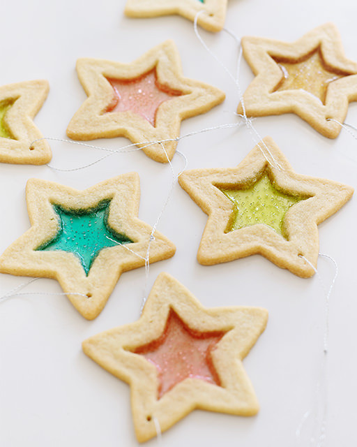 Stained Glass Christmas Cookies
 Stained Glass Star Cookies