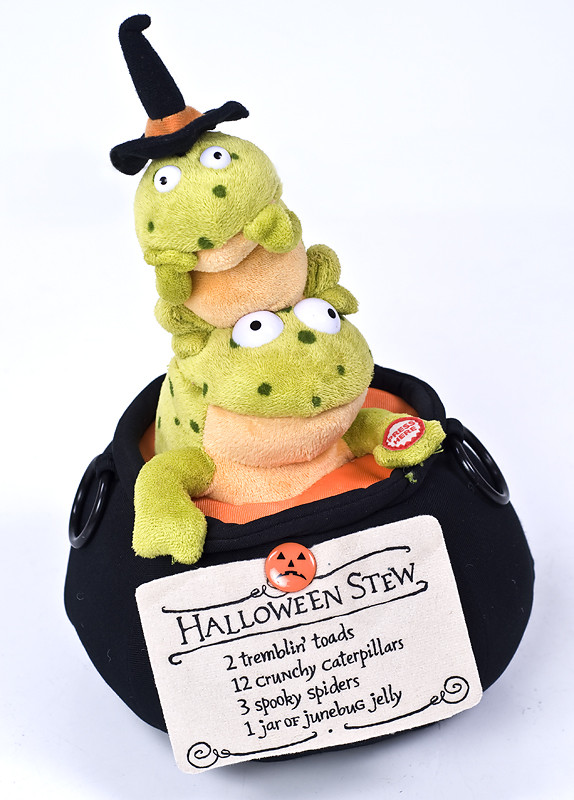 Stew Brew Witch And Child Animated Halloween Decoration
 Hallmark Halloween Stew SINGING ANIMATED FROGS Witches
