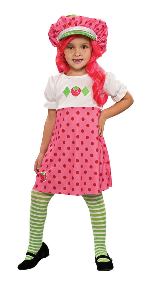 Strawberry Short Cake Halloween
 Girls Strawberry Shortcake Costume Straw Berry Short Cake