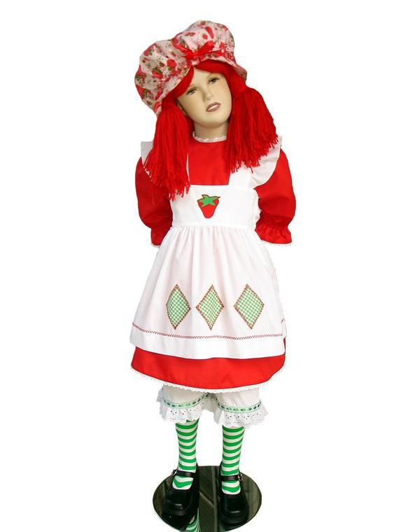 Strawberry Short Cake Halloween
 Custom Boutique Halloween STRAWBERRY SHORTCAKE Girl Size