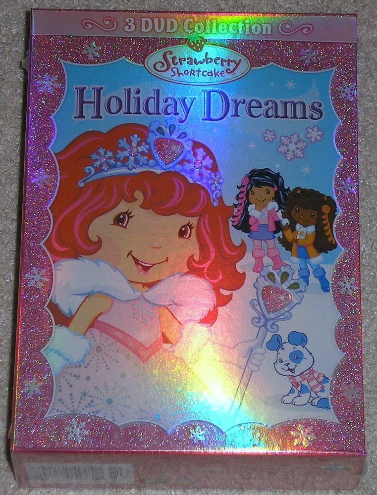 Strawberry Shortcake Christmas
 Strawberry Shortcake Holiday Dreams 3 DVD Collection New