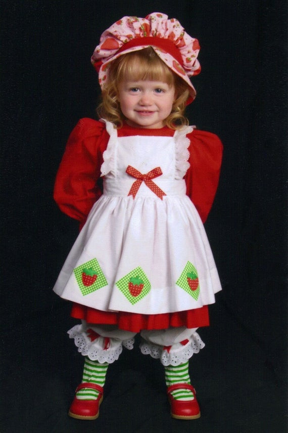 Strawberry Shortcake Halloween Costumes
 Items similar to Vintage style Strawberry Shortcake