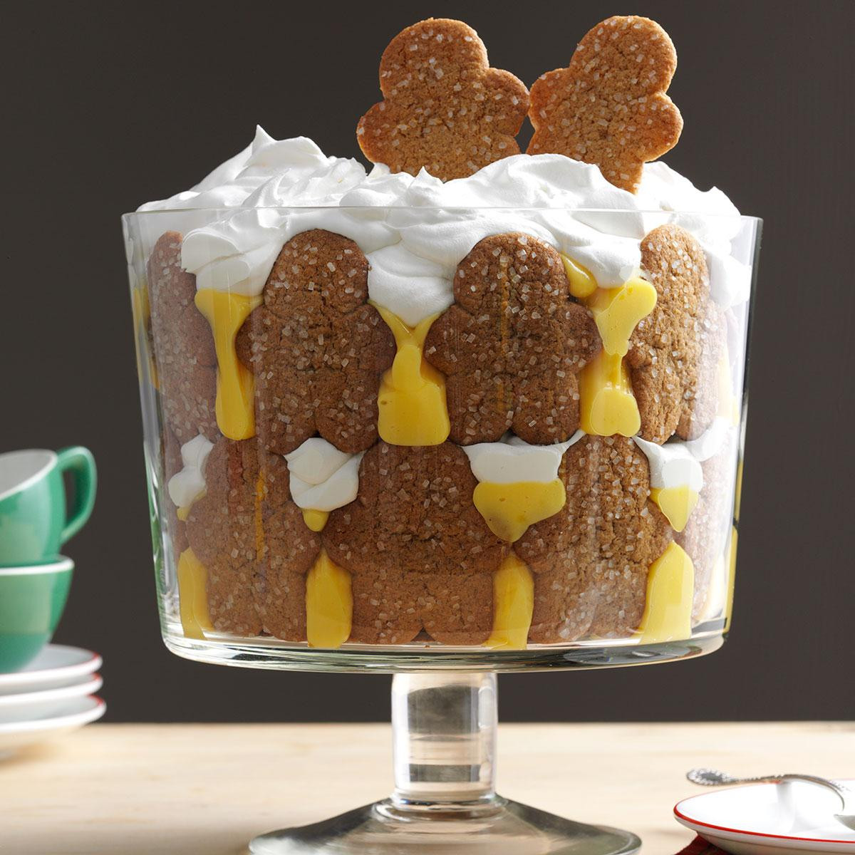 Taste Of Home Christmas Desserts
 Christmas Gingerbread Trifle Recipe