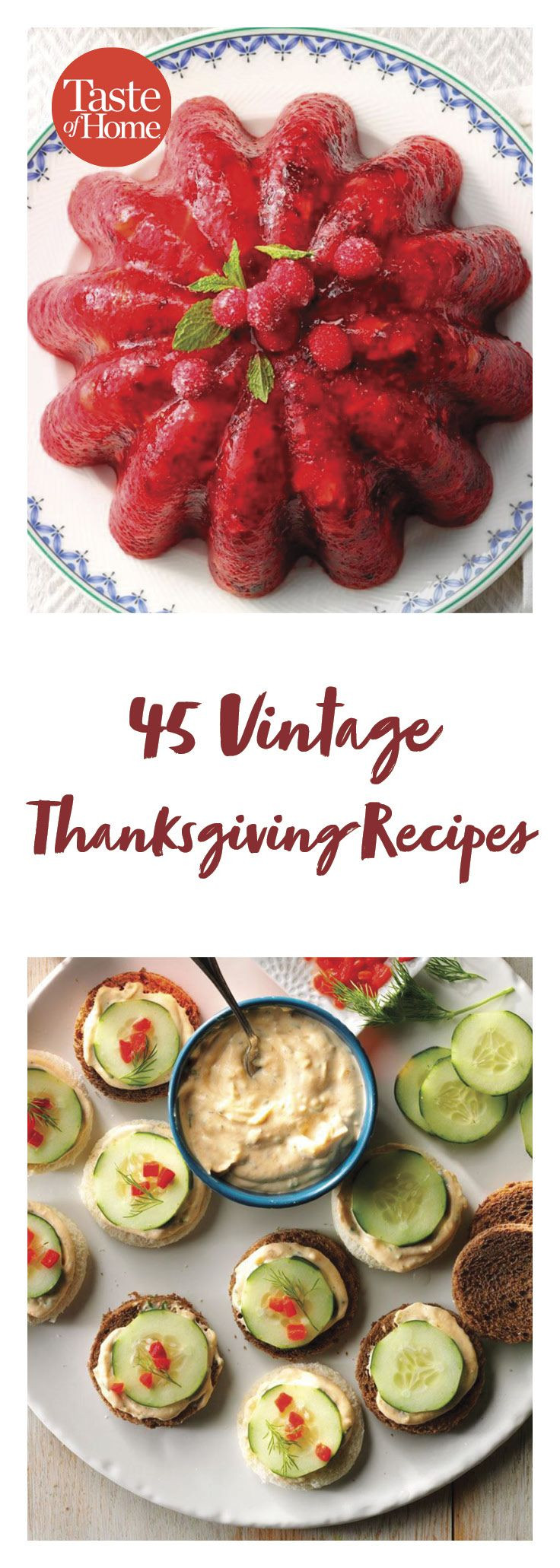 Thanksgiving 2019 Appetizers
 45 Vintage Inspired Thanksgiving Recipes in 2019