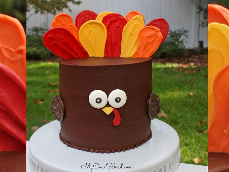 Thanksgiving Birthday Cake
 Easy Turkey Cake Free Video Tutorial