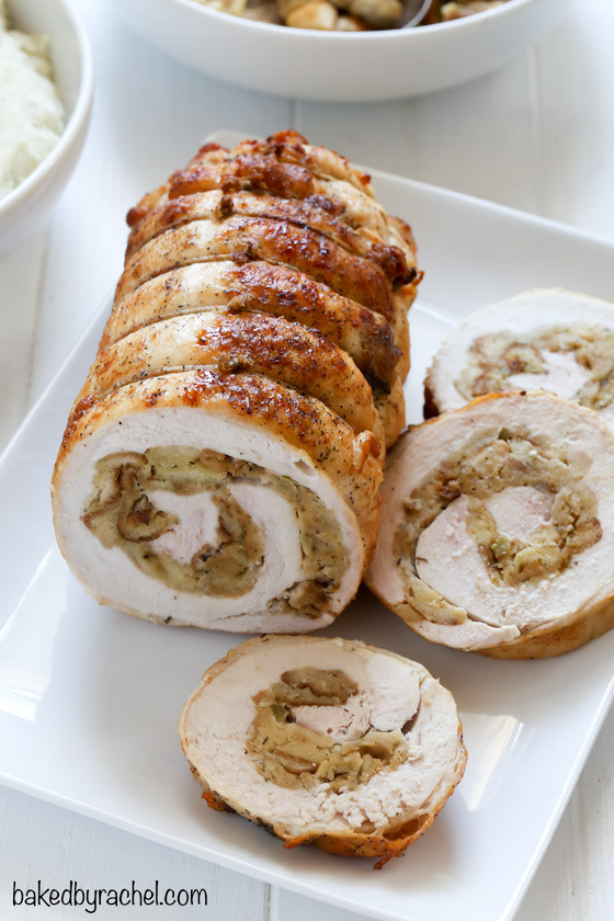 Thanksgiving Bread Stuffing
 Turkey Roulade with Bread Stuffing