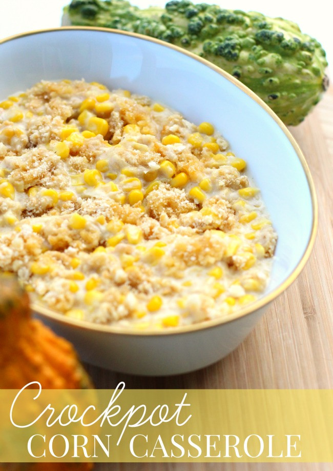 Thanksgiving Corn Recipes
 Crockpot Corn Casserole Recipe Thanksgiving Prep Tips