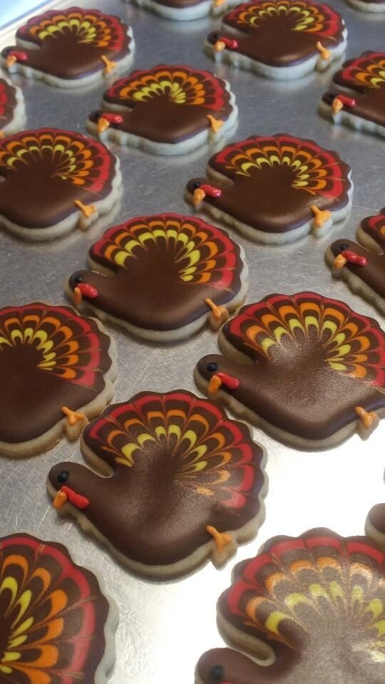 Thanksgiving Cut Out Cookies
 Turkey Time Cut out cookies Pinterest