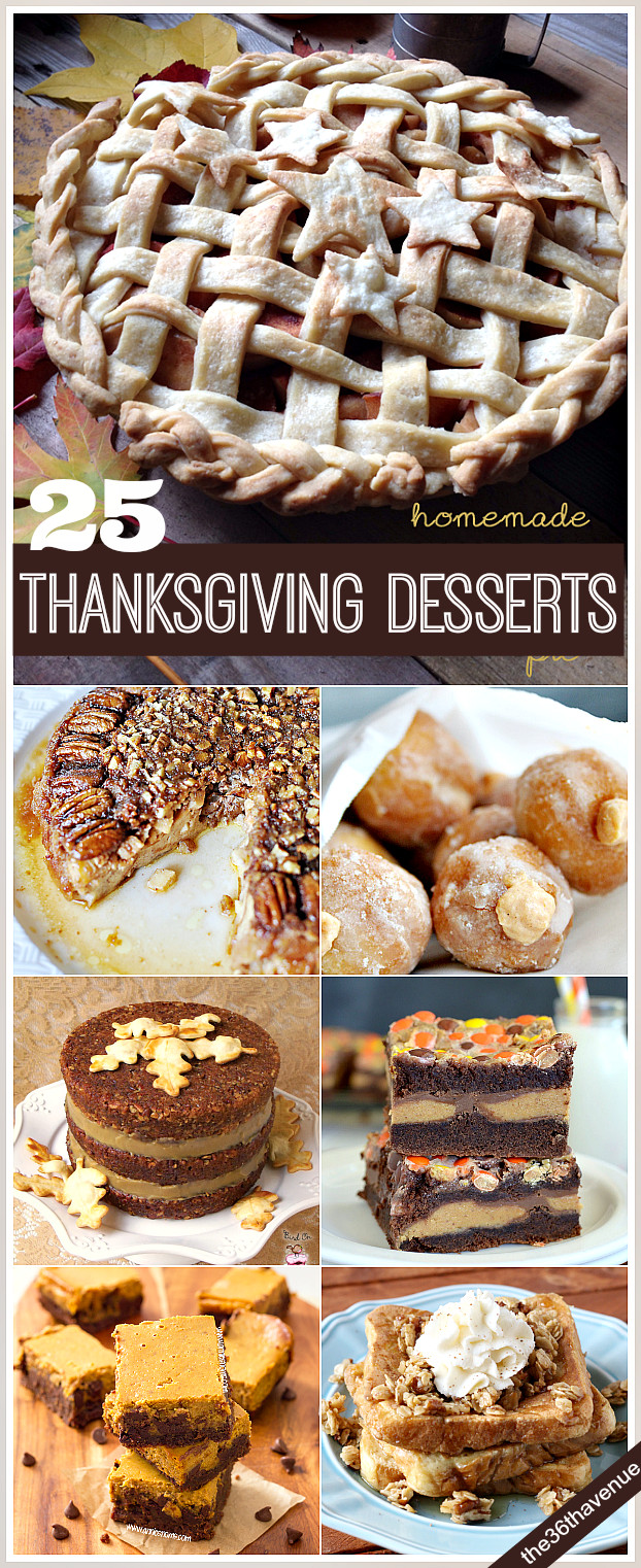 Thanksgiving Dessert Ideas
 25 Thanksgiving Recipes Desserts and Treats The 36th