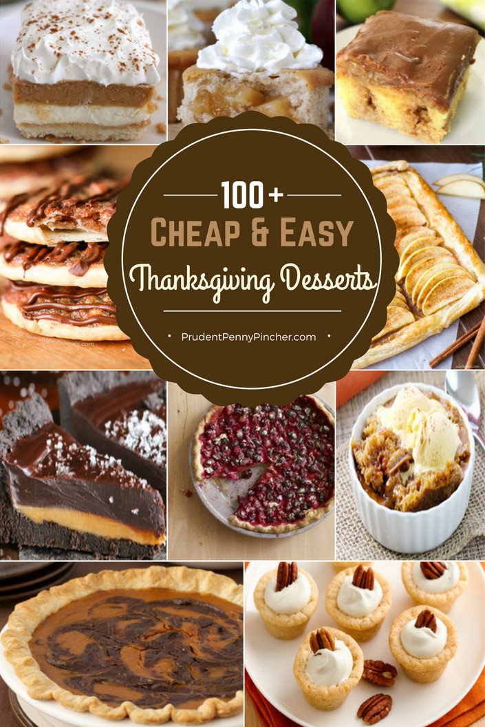 Thanksgiving Desserts List
 100 Easy & Cheap Thanksgiving Desserts Prudent Penny Pincher