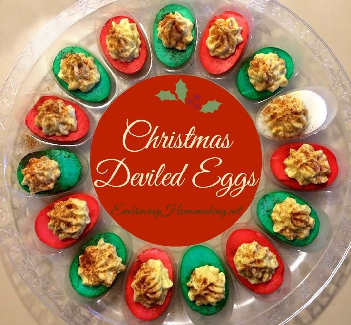Thanksgiving Deviled Eggs Decorations
 Aren t these Christmas deviled eggs cute Could make them