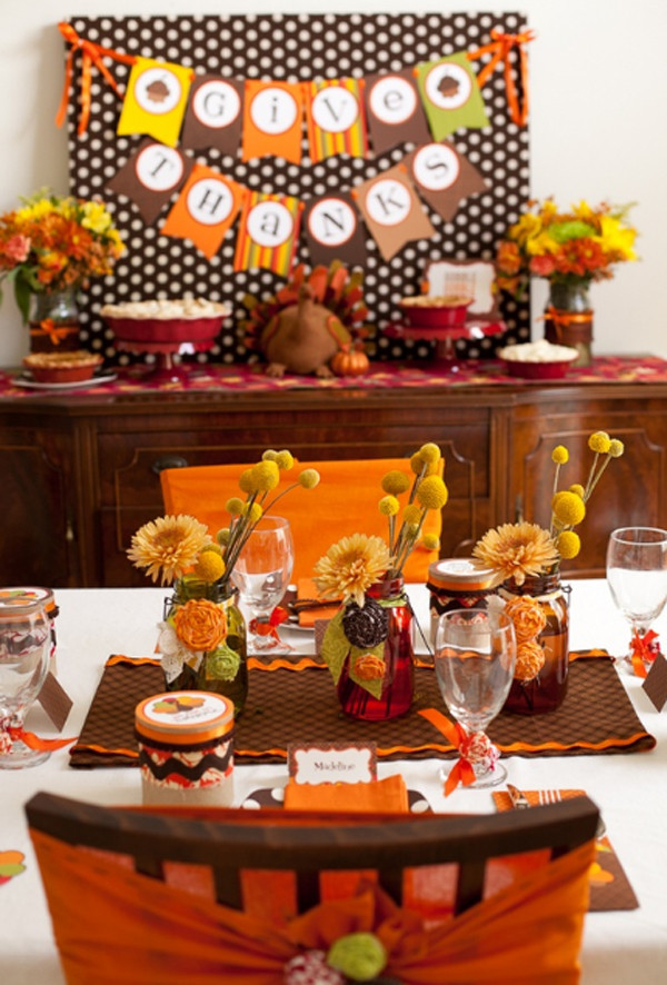 Thanksgiving Dinner Decorations
 20 Gorgeous And Awesome Thanksgiving Table Decorations